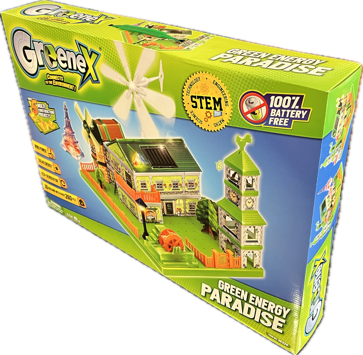 Greenhouse Green Energy Paradise 100% Battery Free (STEM LEARNING)
