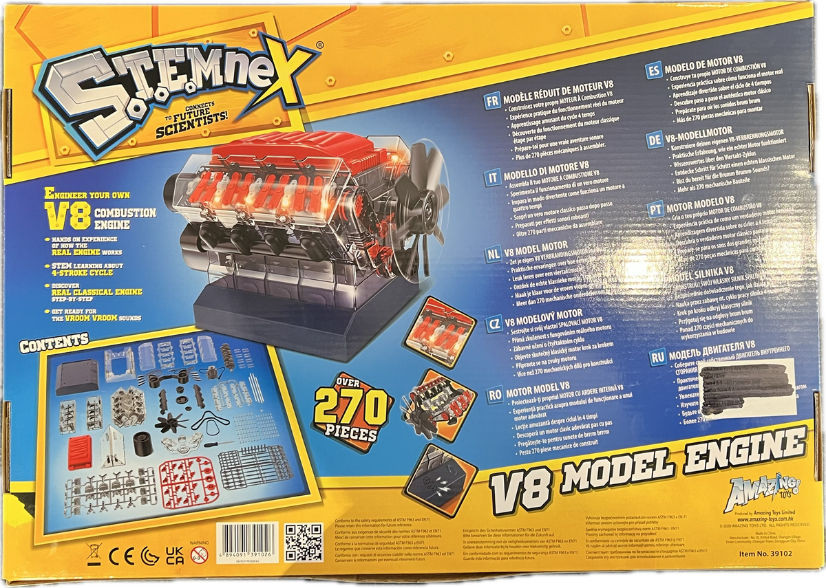 V8 Model Engine (Self Assembly working Model)