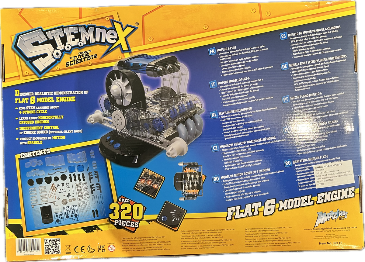 Flat 6 Model Engine (Self Assembly working Model)
