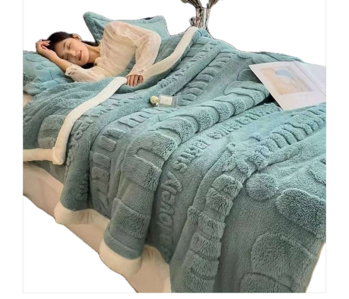*Throw blanket* *Queen size (green)