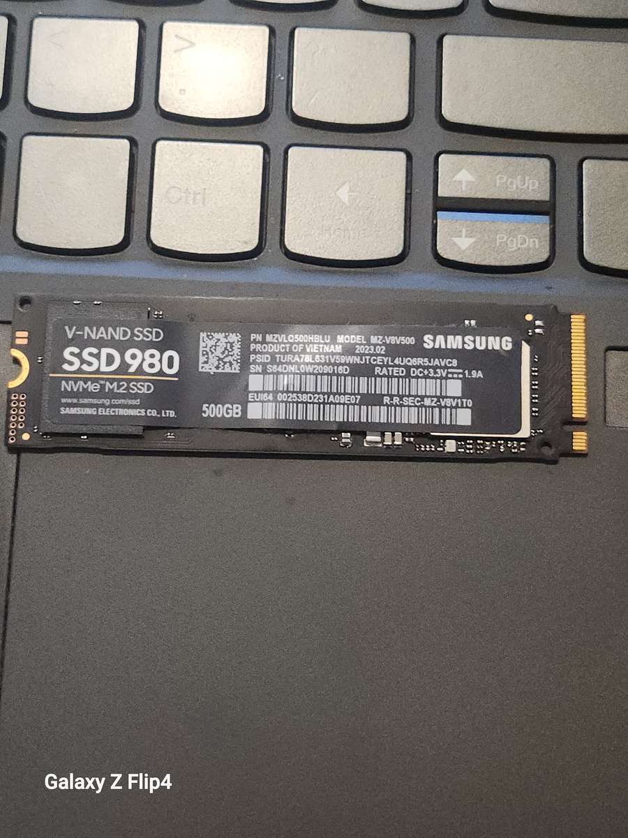 500GIG SAMSUNG980 NVME DRIVE