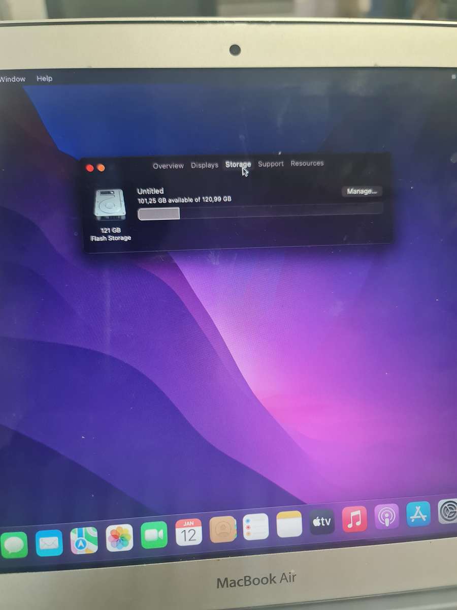 Macbook Air 2017 Core i5 128 NVMe