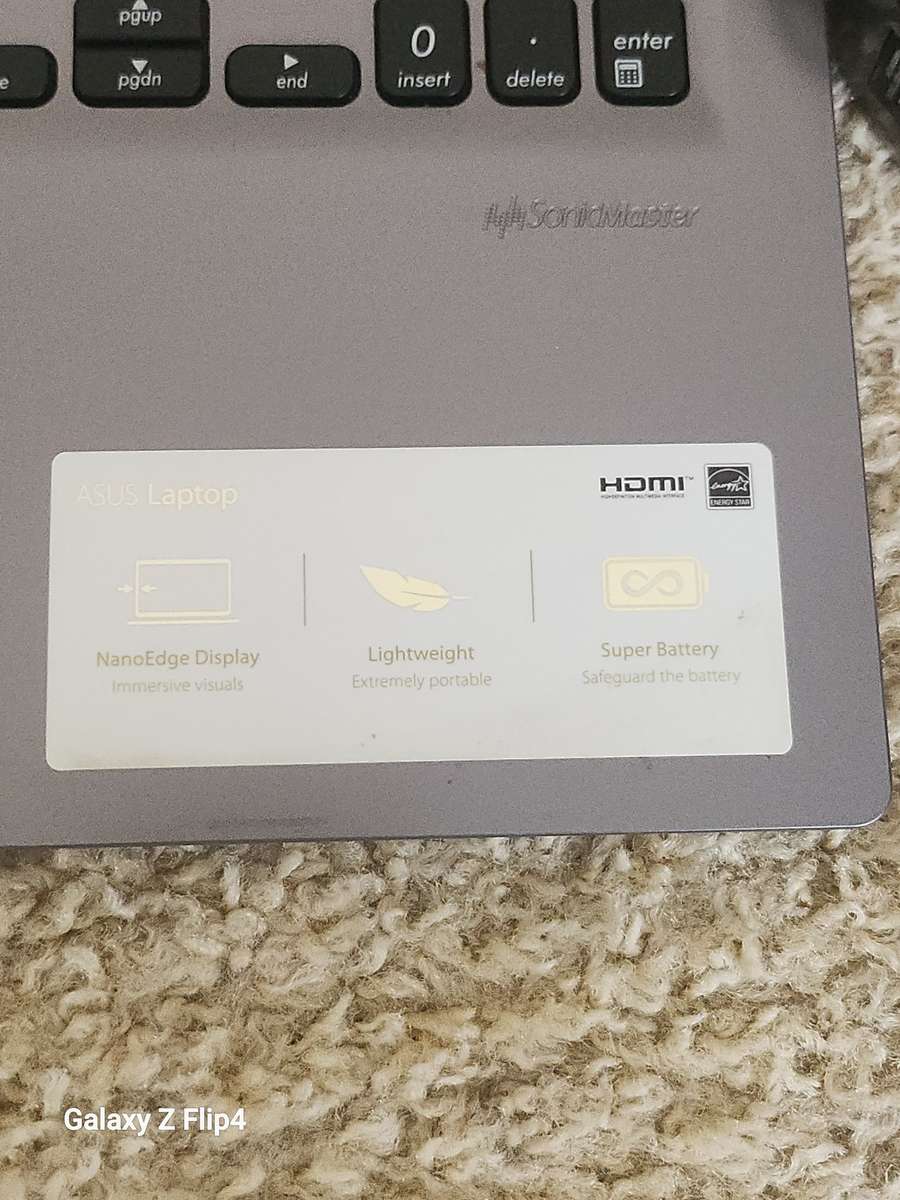 Asus X515M Intel Celeron N4020 256NVMe 8gig Ram Windows 11 24h2