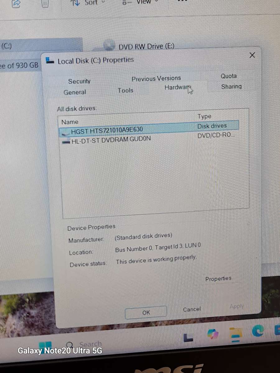 Msi Core i7 6th Gen Gaming laptop 1tb ssd 12gig ram