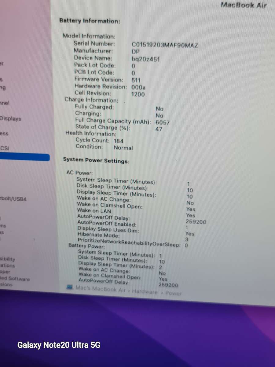 MacBook Air Core i5(13-inch, Early 2015) - 13.3" 128gig nvme 4gig ram Os Monterey