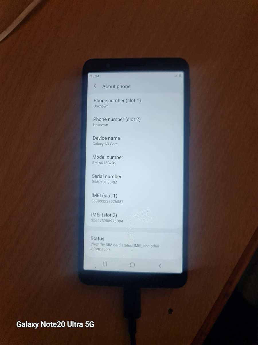 Samsung A03 16gig ram