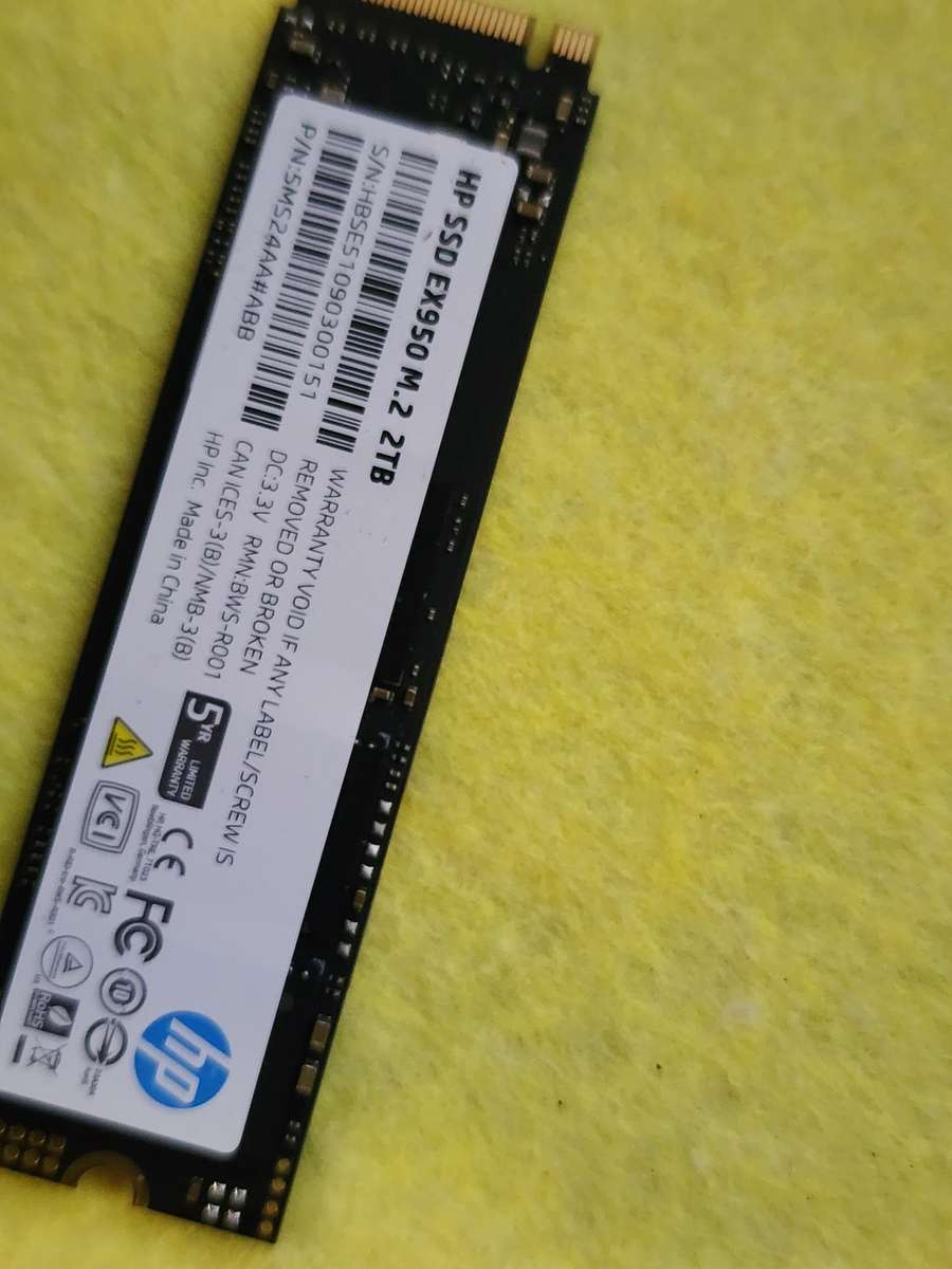 HP SSD EX950 M.2 2TB NVMe