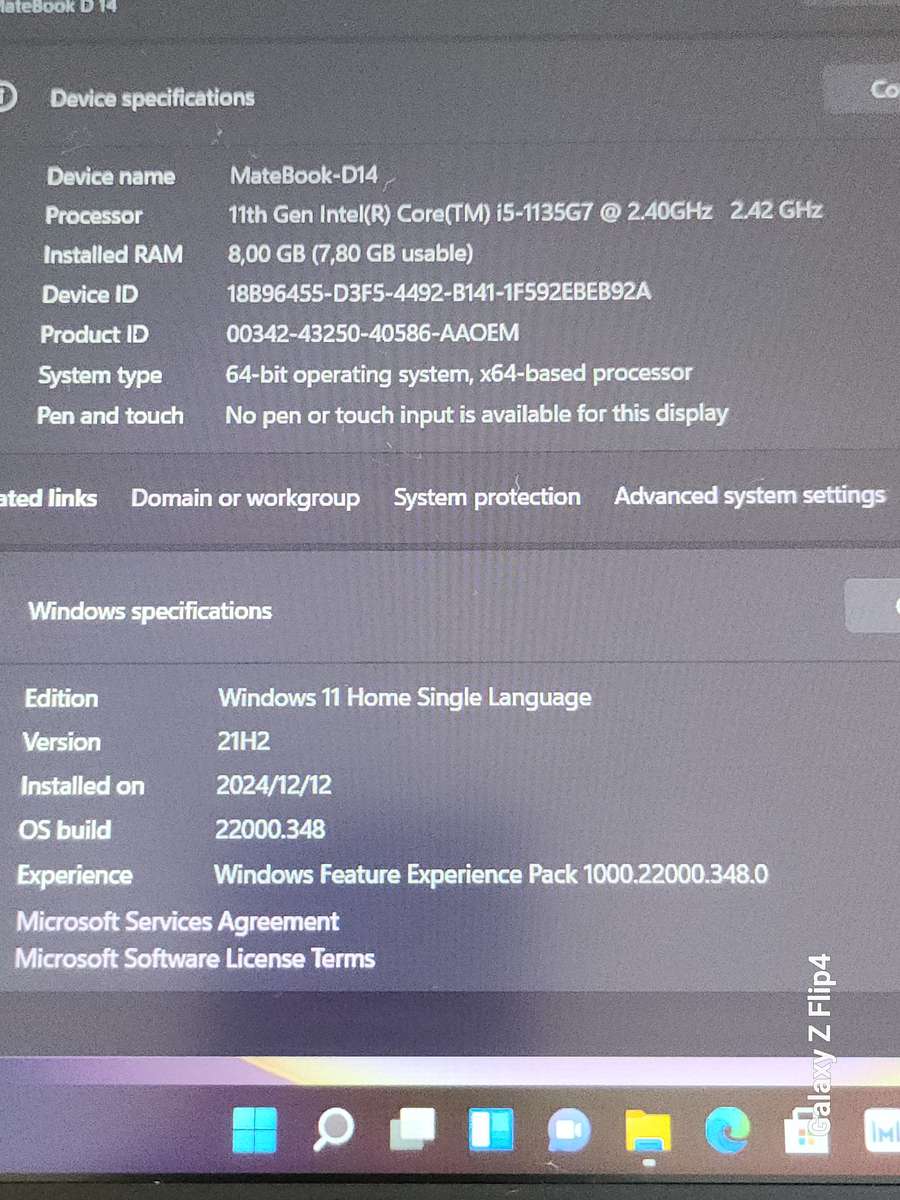 Huawei Matebook D14 | 11th Gen i5, 8GB Ram, 512GB SSD | Bargain Buy