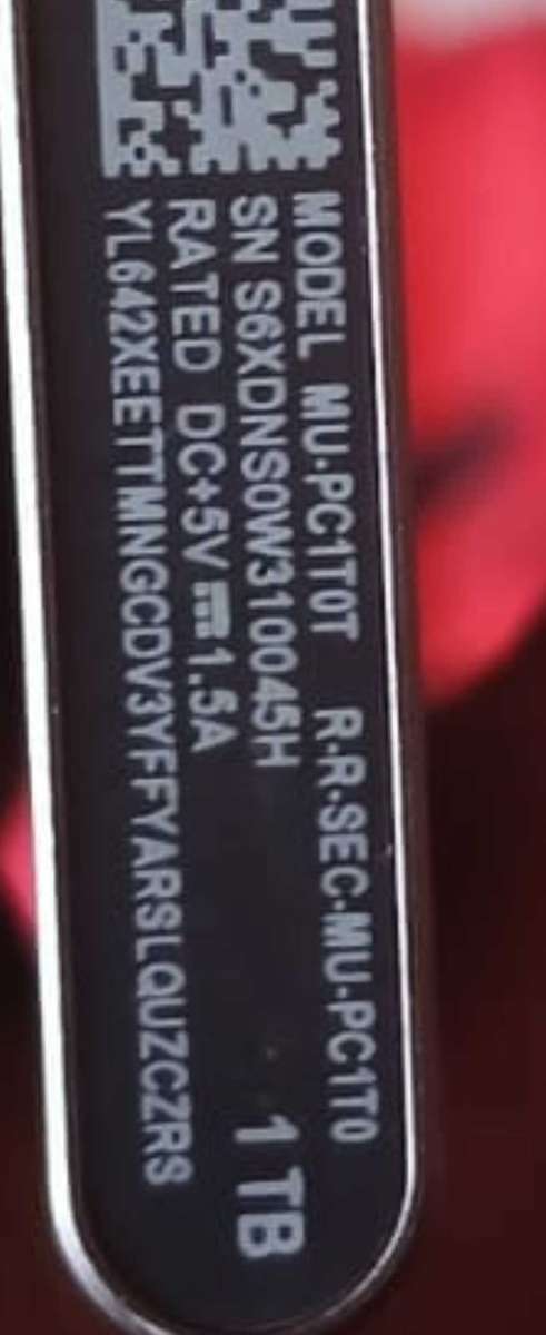 Samsumg Portable SSD 1tb