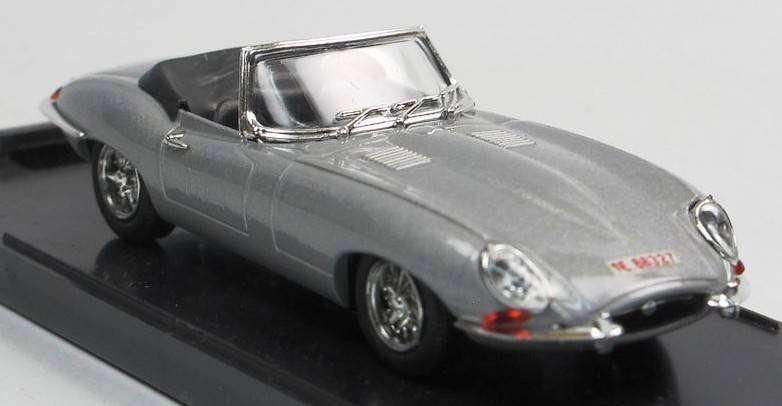 Jaguar E-Type Spyder Model Box Silver 1-43 Boxed