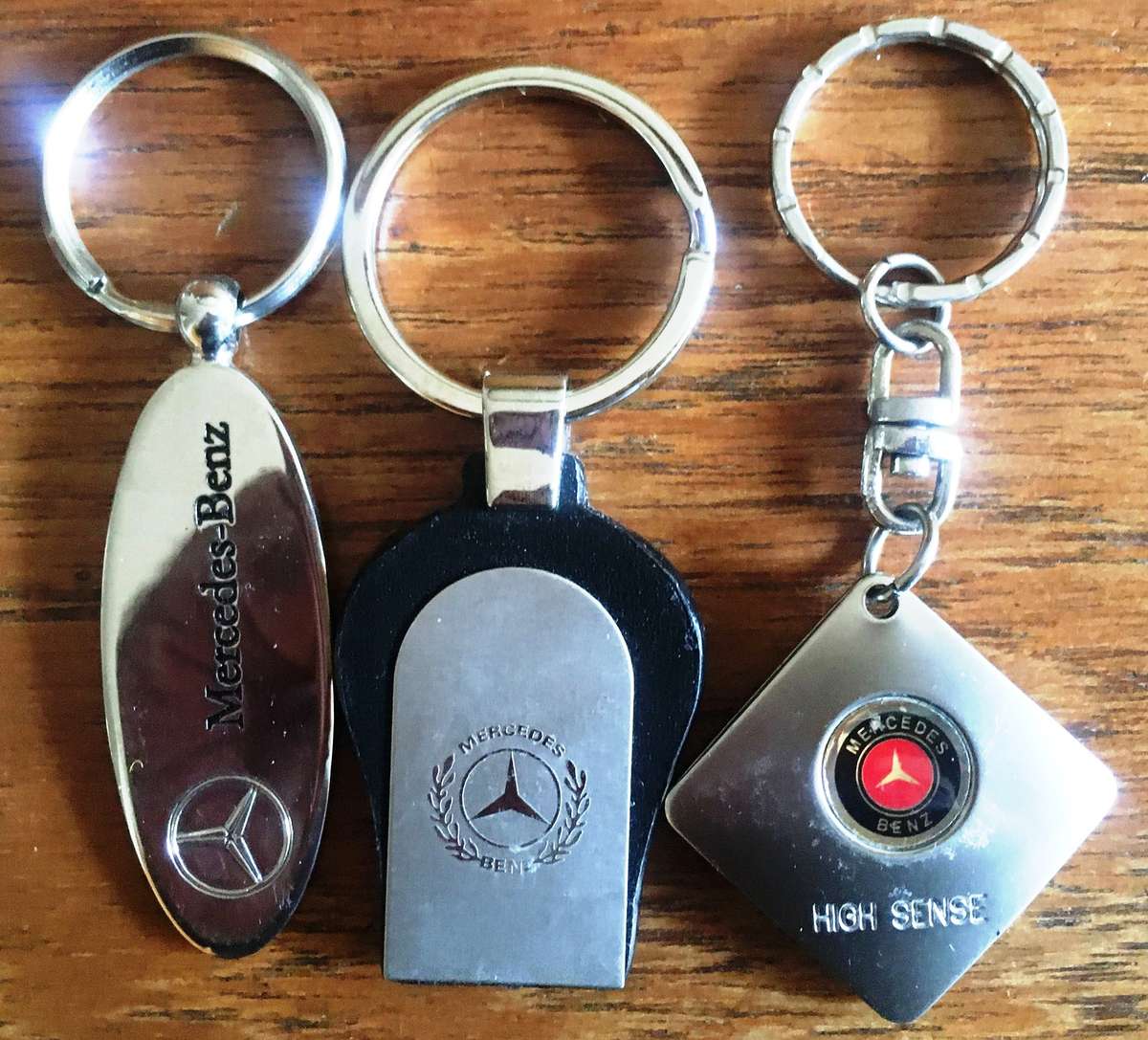 Mercedes Benz Keyrings Metal Alloy x3