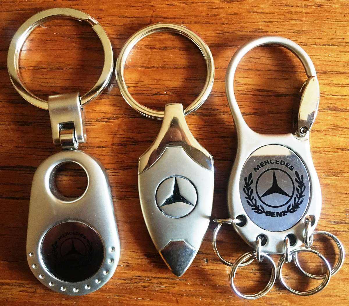 Mercedes Benz Keyrings Metal Alloy x3