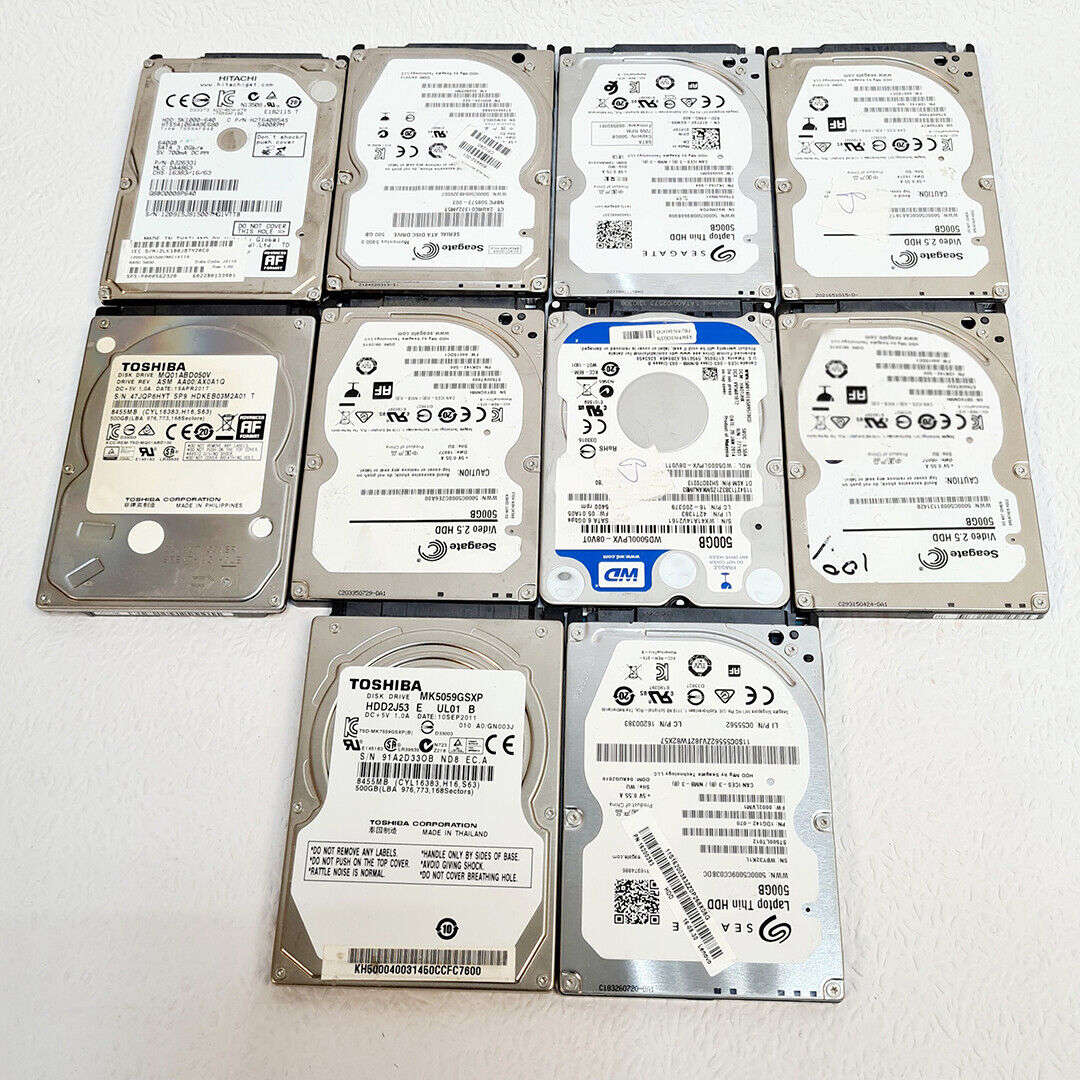 1TB & 500GB Slim HDD 2.5"