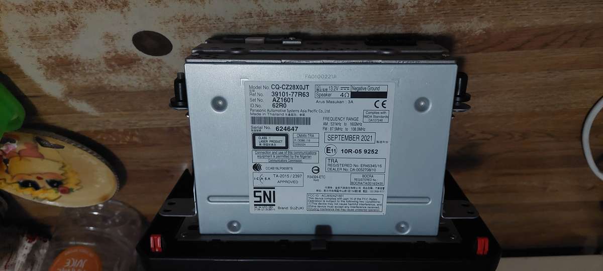 2018 - Current Suzuki Jimny Cd Player