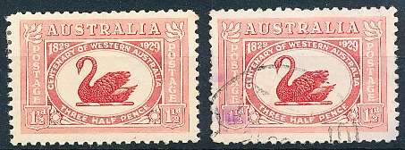 AUSTRALIA  1928 -    Anniversary of the Western Australia   FINE  USED