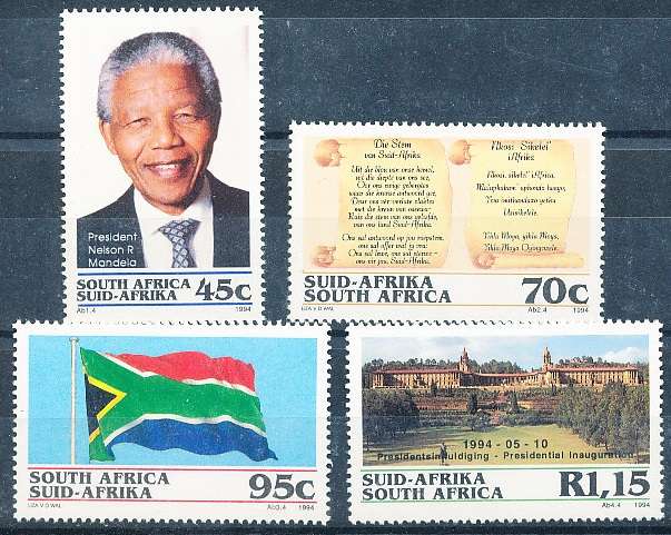 RSA   -  1994  -  Inauguration of President Nelson Mandela SET  - FINE  MINT