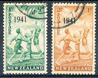 NEW ZEALAND   - 1941   Health Stamps  Overprinted "1941"   -  FINE USED