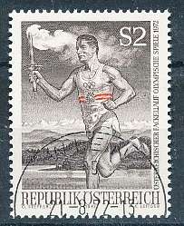 AUSTRIA  1972 -   Olympic Torch Race  -   FINE  USED