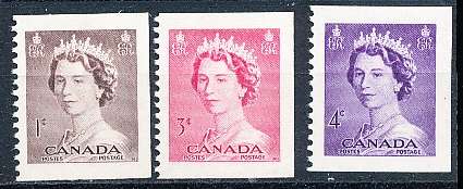 CANADA  1953  -  Queen Elizabeth II  BOOKLET  STAMPS   -  MINT