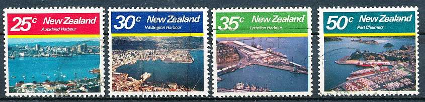 NEW ZEALAND   - 1980   Harbours  SET -   FINE USED