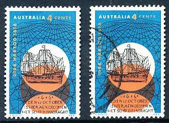 AUSTRALIA  1966 -   Landing of Dirk Hartog   SET  -  MINT and USED