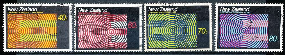 NEW ZEALAND   - 1988   Anniversary of Electricity    SET -     FINE USED