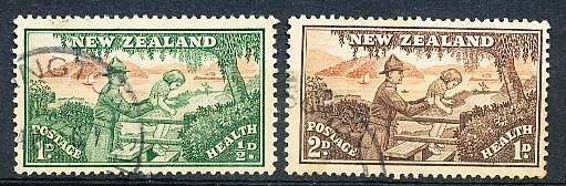 NEW ZEALAND   - 1946  Health Stamps  SET  -     FINE USED