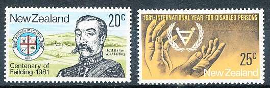 NEW ZEALAND   - 1981     Commemorations  SET -   FINE MINT