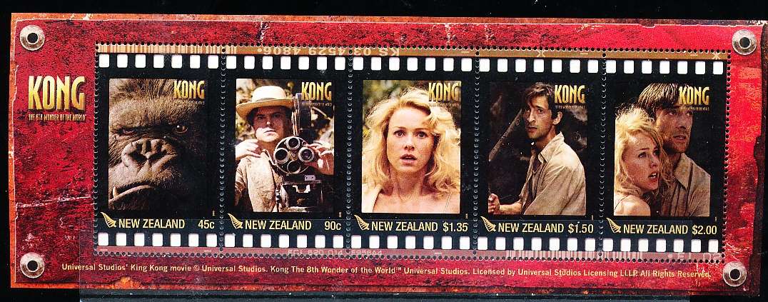 NEW ZEALAND   - 2005   King Kong   -   FINE MINT