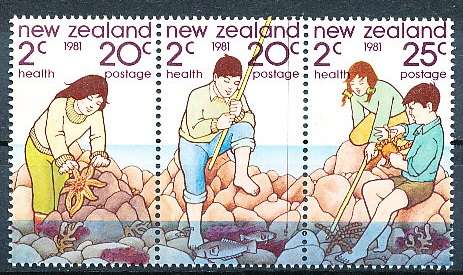 NEW ZEALAND   - 1981    Health Stamps - Children playing  -   FINE MINT