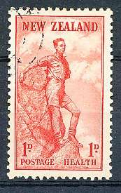 NEW ZEALAND   - 1937   Health Stamp -  FINE USED