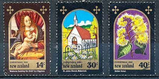 NEW ZEALAND   - 1981    Christmas  -   FINE USED