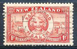 NEW ZEALAND   - 1936   Health Stamp    -  FINE USED