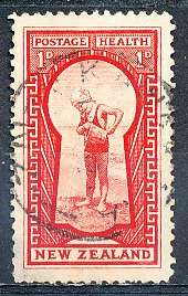 NEW ZEALAND   - 1935   Health Stamp    -  FINE USED