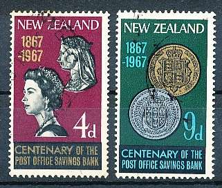 NEW ZEALAND   - 1967   Post Office Savings Bank -  FINE  USED
