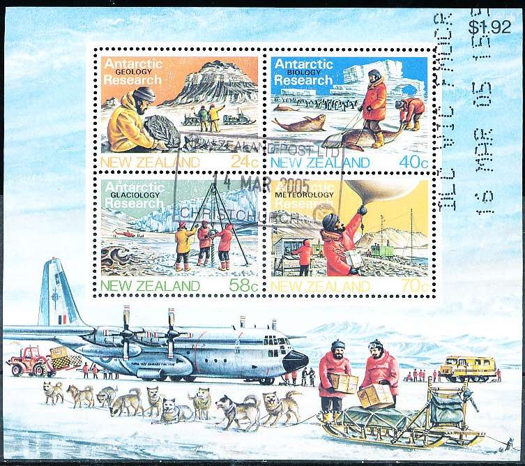 NEW ZEALAND   - 1984    Antarctic Research  -     FINE USED