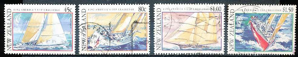 NEW ZEALAND   - 1992   Challenge for America's Cup    -     FINE USED