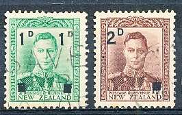NEW ZEALAND   - 1941   King George VI  SURCHARGED  -  FINE USED