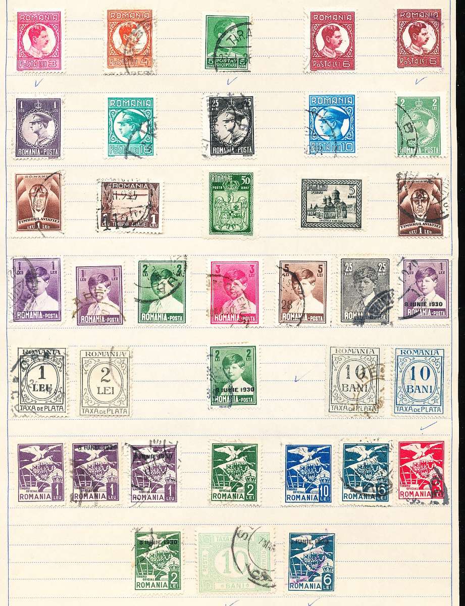 ROMANIA    -  VARIOUS  ROMANIA ON PAGES