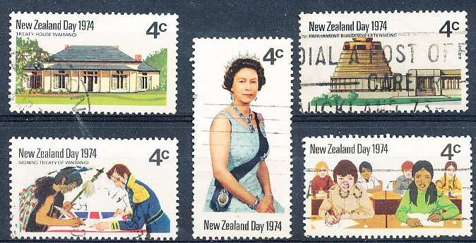 NEW ZEALAND   - 1973  New Zealand Day   SET  -    FINE USED