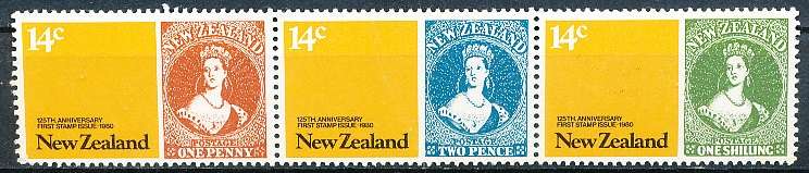 NEW ZEALAND   - 1980   Stamps on Stamps  SET -   FINE MINT