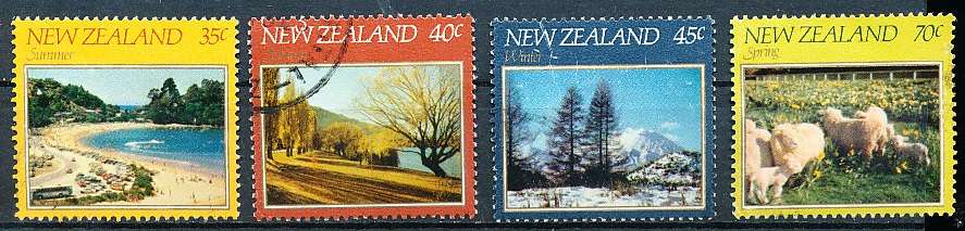 NEW ZEALAND   - 1982   New Zealand Scenes -   FINE USED