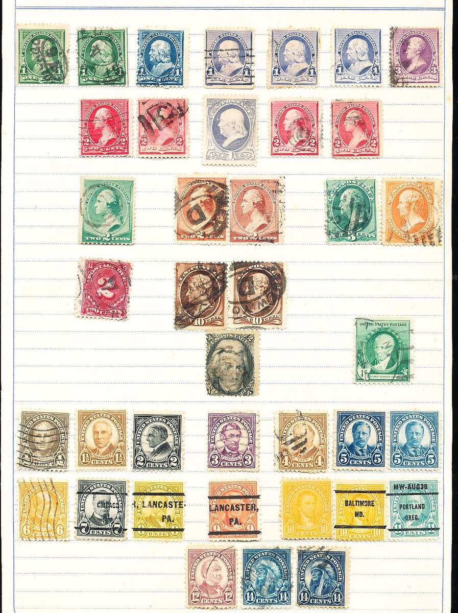 USA    -  VARIOUS USA ON PAGES