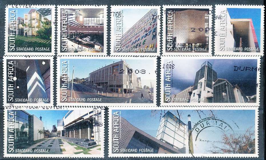 RSA -  2008  -    The Constitutional Court   SET  - FINE  POSTALLY USED