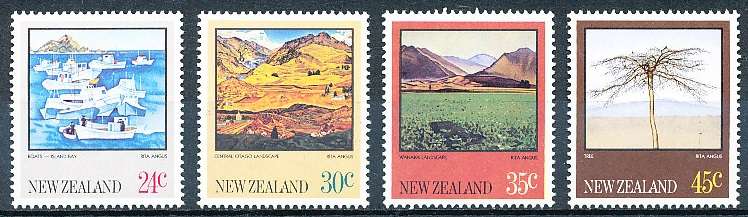 NEW ZEALAND   - 1983   Paintings by Rita Angus  -   FINE MINT