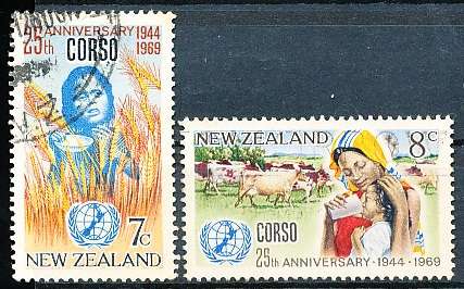 NEW ZEALAND   - 1969    Relief Services Overseas -  FINE  USED
