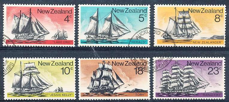 NEW ZEALAND   - 1975   Historic Sailing Ships   SET  -    FINE USED