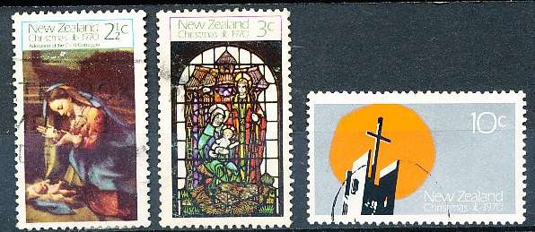 NEW ZEALAND   - 1970     Christmas  -  FINE  USED