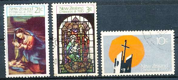 NEW ZEALAND   - 1970     Christmas  -  FINE  USED