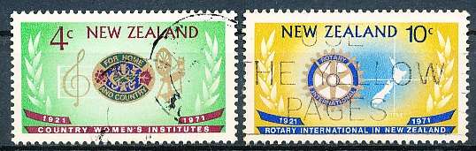 NEW ZEALAND   - 1971   Rotary International   -    FINE USED